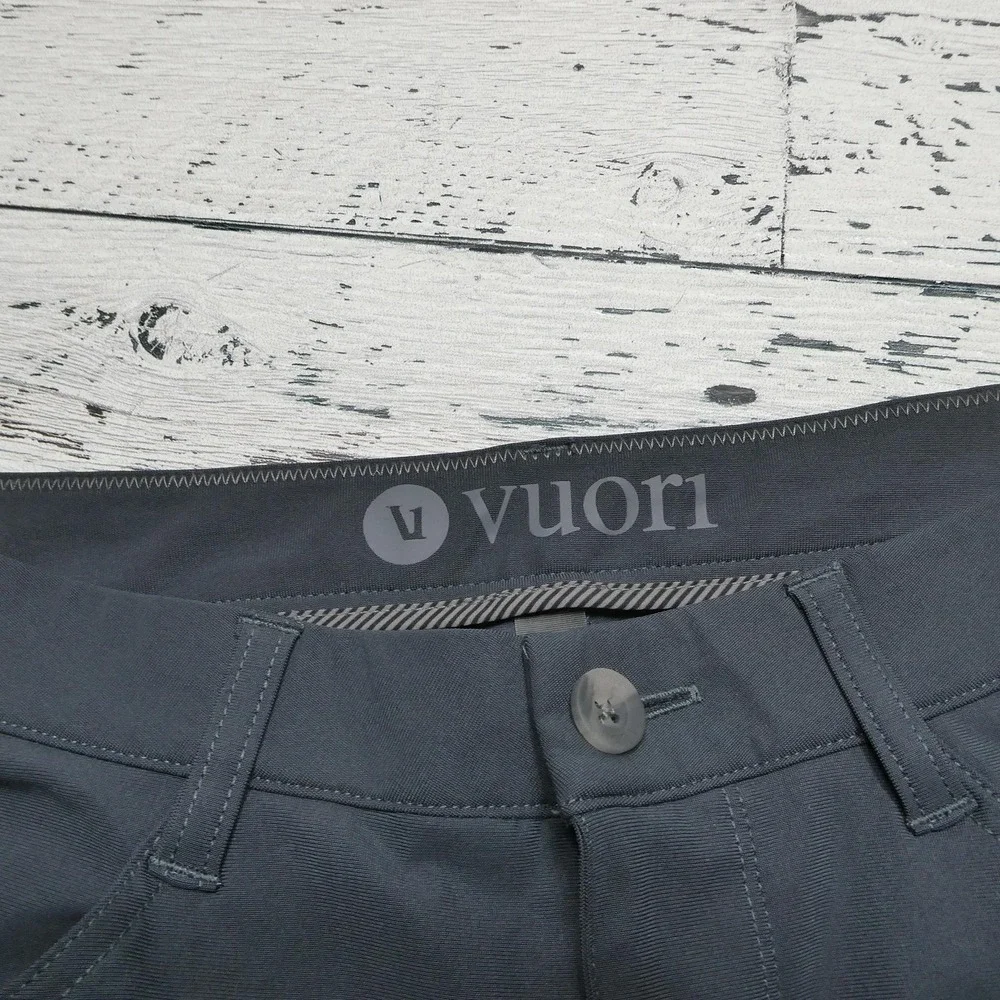 Vuori Pants Mens 30x29 Gray The‎ Rise The Shine Performance Golf Casual V430